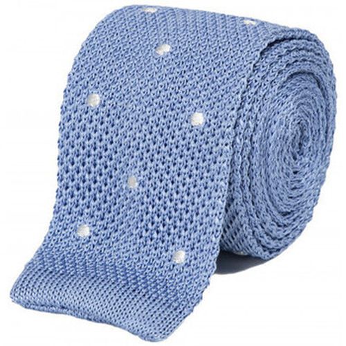 Cravates et accessoires Cravate fine en maille tricot pure soie à pois - Bruce Field - Modalova