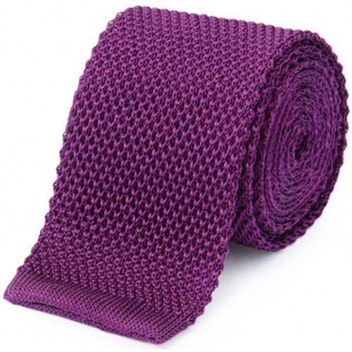 Cravates et accessoires Cravate fine en maille tricot de pure soie - Bruce Field - Modalova