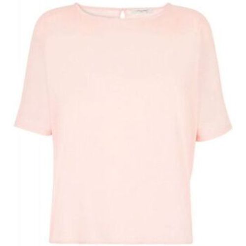 T-shirt Top pure soie col rond manche courte - Bruce Field - Modalova