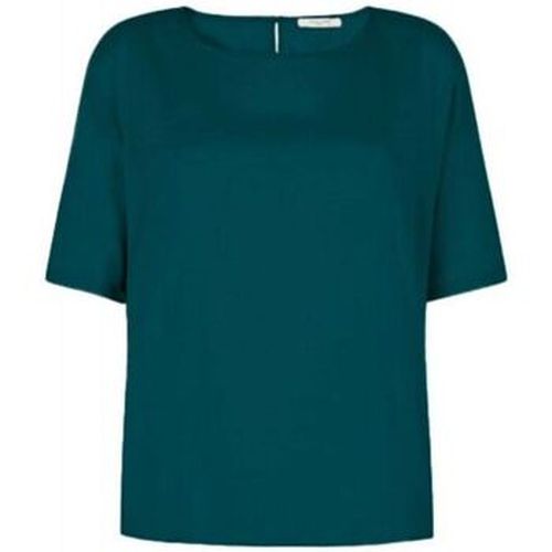 T-shirt Top pure soie col rond manche courte - Bruce Field - Modalova