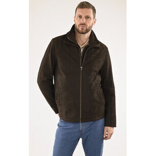 Blouson Surveste confort cuir nubuck -046661 - La Canadienne - Modalova