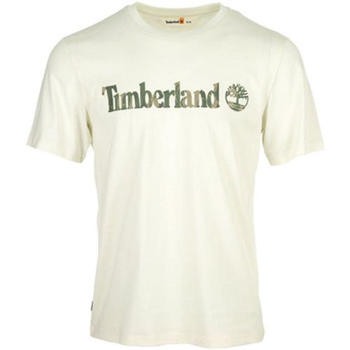 T-shirt Camo Linear Logo Short - Timberland - Modalova
