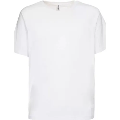 T-shirt t-shirt rayures blanches logate - Moschino - Modalova