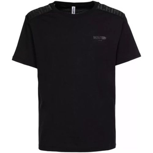 T-shirt t-shirt rayure logo caoutchouté - Moschino - Modalova