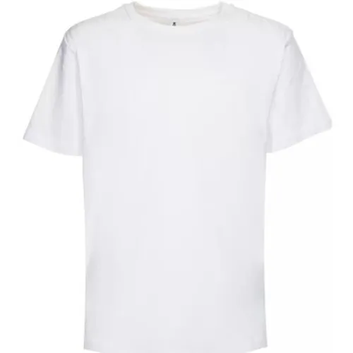 T-shirt Tee-shirt rayé logo caoutchouté - Moschino - Modalova