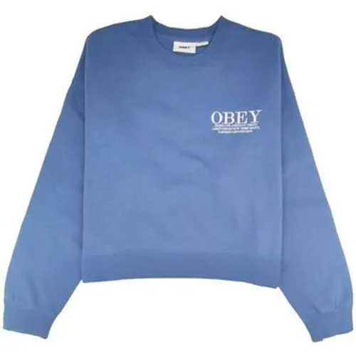 Sweat-shirt Pull Cities Coronet Blue - Obey - Modalova