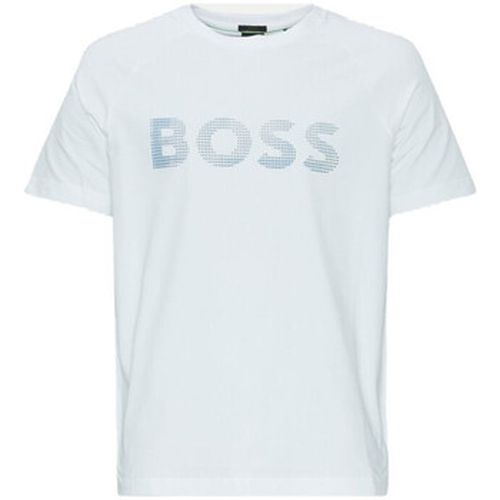 T-shirt T-SHIRT REGULAR EN COTON STRETCH AVEC LOGO DE LA - BOSS - Modalova