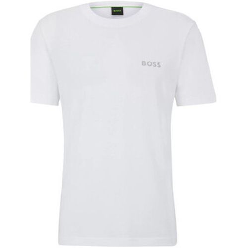 T-shirt T-SHIRT REGULAR FIT EN JERSEY DE COTON AVEC LOGO - BOSS - Modalova