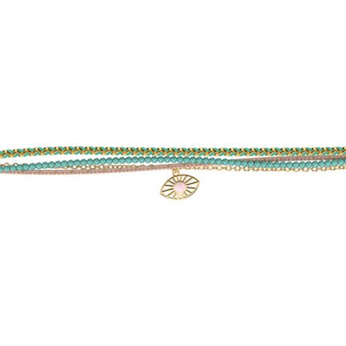 Bracelets Bracelet Les Cadettes Mia perles turquoises oeil - Les Georgettes - Modalova