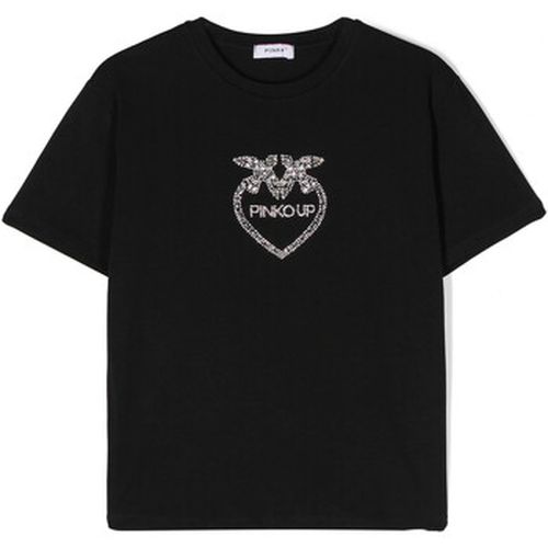 T-shirt UP T-SHIRT CON LOGO IN STRASS Art. S4PIJGTH056 - Pinko - Modalova