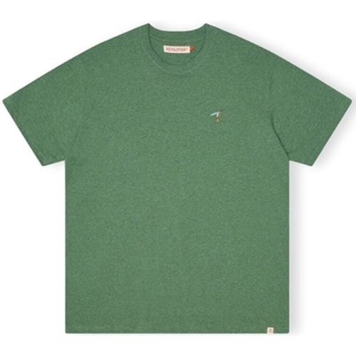 T-shirt T-Shirt Loose 1366 GIR - Dust Green Melange - Revolution - Modalova