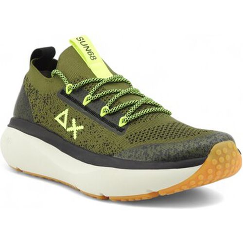 Chaussures Jupiter Knit Sneaker Uomo Militare Verde Z34127 - Sun68 - Modalova