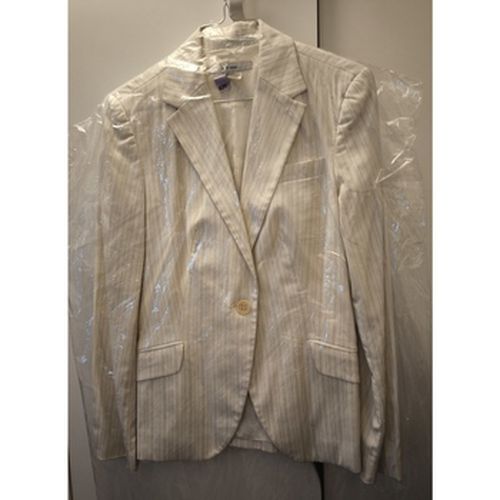 Veste Veste blanche à rayures discrètes - Zara - Modalova