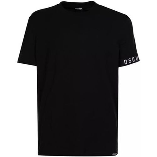 T-shirt Logo t-shirt noir élastique - Dsquared - Modalova
