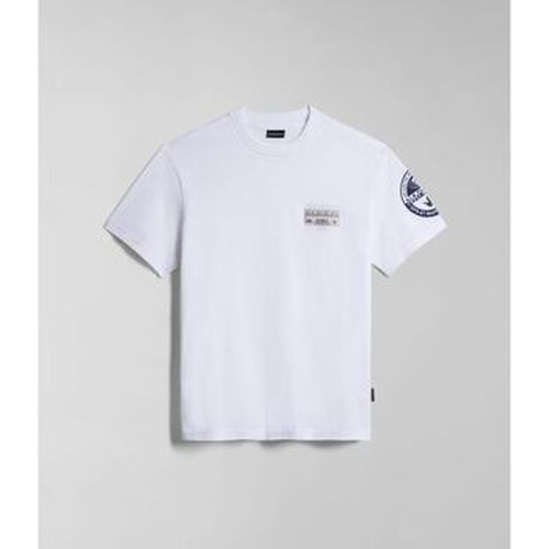 T-shirt S-AMUNDSEN NP0A4H6B-002 BRIGHT WHITE - Napapijri - Modalova