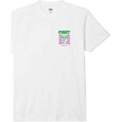 T-shirt Obey chain link fence icon - Obey - Modalova