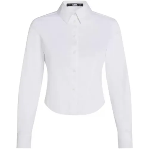 Chemise chemise blanche mince - Karl Lagerfeld - Modalova