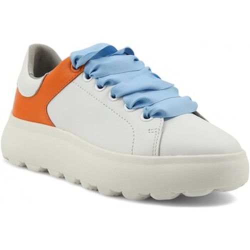 Chaussures Spherica Sneaker Donna White Orange D45TCE085TUC0422 - Geox - Modalova