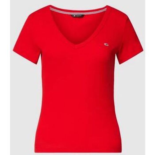T-shirt Haut XNL Deep Crimson col - Tommy Jeans - Modalova