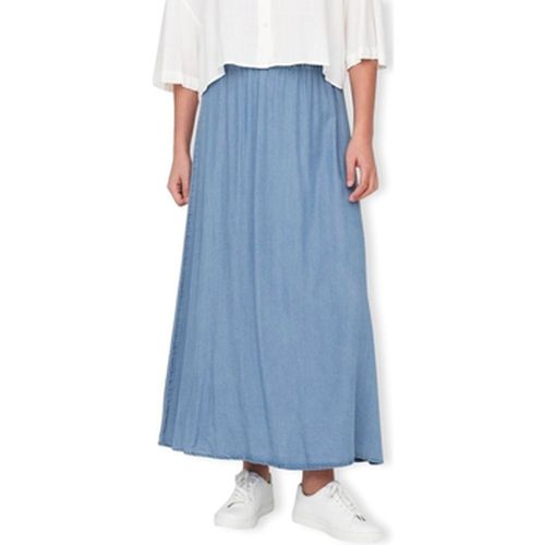 Jupes Pena Venedig Long Skirt - Medium Blue Denim - Only - Modalova