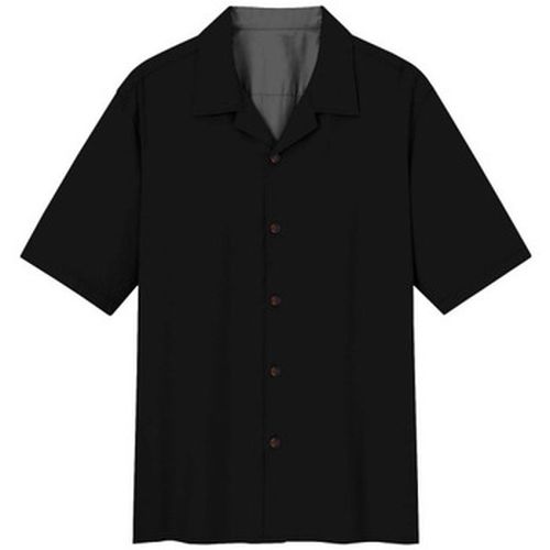 T-shirt Chemise Bowling Noire Unie - Tooco - Modalova