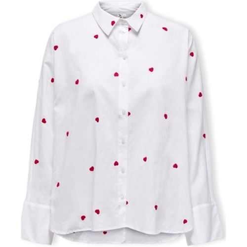 Blouses New Lina Grace Shirt L/S - Bright White/Heart - Only - Modalova