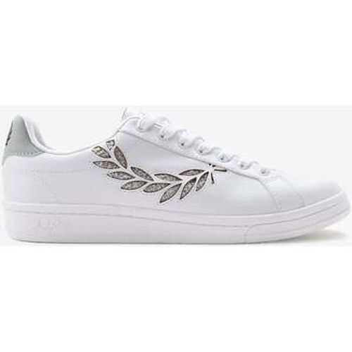 Baskets B721 marqué en cuir - calcaire - Fred Perry - Modalova