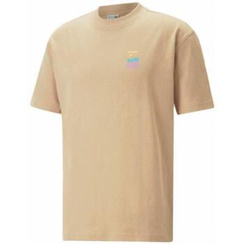 T-shirt 539181_downtown_graphic_tee_beige - Puma - Modalova