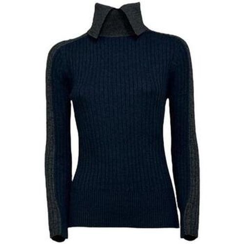 Pull Maglia Donna 21FA8128 VICTORIA - . - BLU - Beatrice B - Modalova