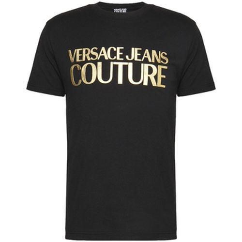 T-shirt Logo Thick Foil T-shirt Black - Versace Jeans Couture - Modalova