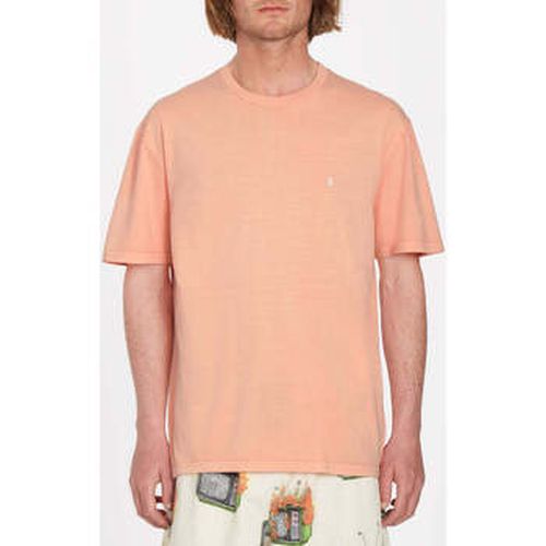 T-shirt Camiseta Solid Stone Emb Peach Bud - Volcom - Modalova