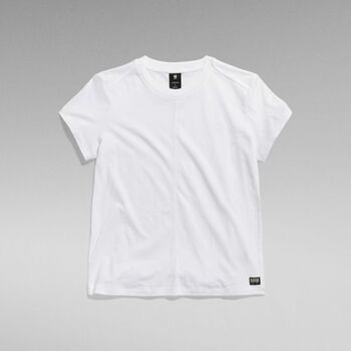 T-shirt D24499-4107 FRONT SEAM R T-110 WHITE - G-Star Raw - Modalova