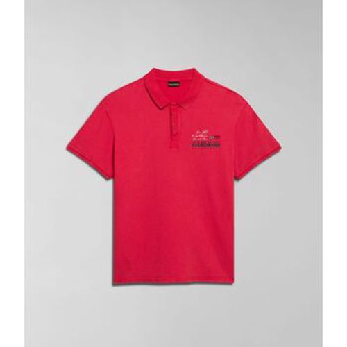 T-shirt E-COLVILLE NP0A4HPX-R25 RED BARBERRY - Napapijri - Modalova