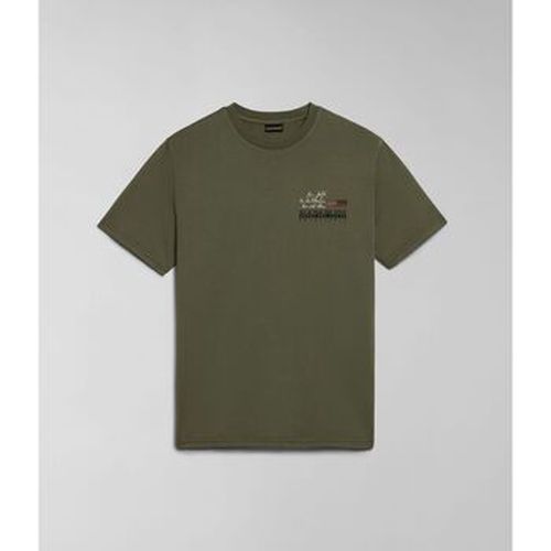 T-shirt D-COLVILLE NP0A4HS5-GAE GREEN LICHEN - Napapijri - Modalova