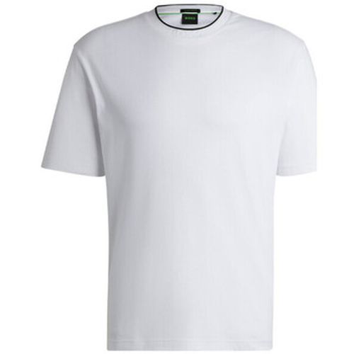 T-shirt T-SHIRT COUPE DÉCONTRACTÉE EN COTON INTERLOCK AVE - BOSS - Modalova