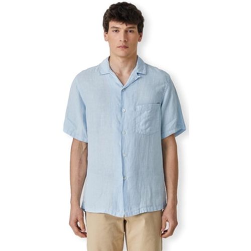 Chemise Linen Camp Collar Shirt - Sky - Portuguese Flannel - Modalova