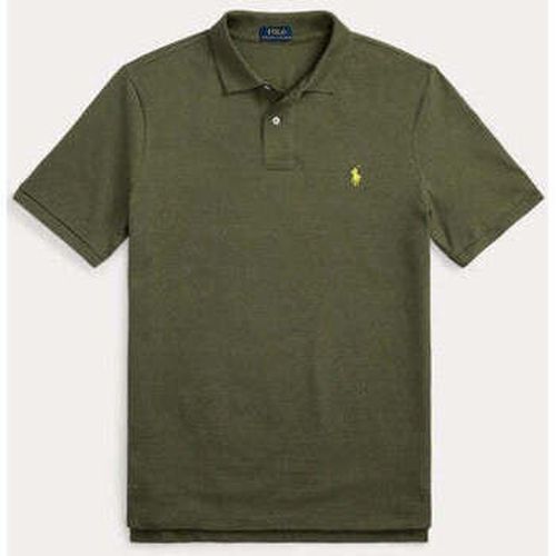 T-shirt Polo ajusté kaki - Ralph Lauren - Modalova