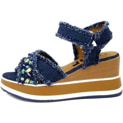 Sandales Chaussures, Sandales en Tissu Jeans, Bijoux - 25382 - Menbur - Modalova