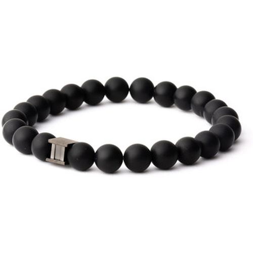 Bracelets Bracelet agate Black Mat L - Gemini - Modalova