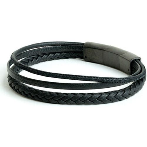 Bracelets Bracelet triple Arte Black cuir - Gemini - Modalova