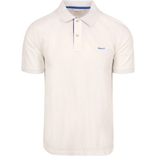 T-shirt Contrast Piqué Polo Blanche - Gant - Modalova