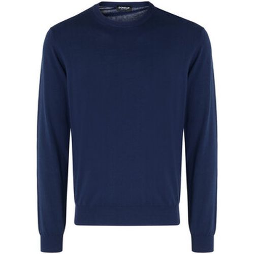 Pull T-shirt en crêpe de coton bleu - Dondup - Modalova