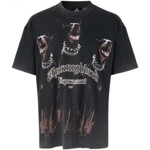 T-shirt T-Shirt Thoroughbred noir effet vintage - Represent - Modalova