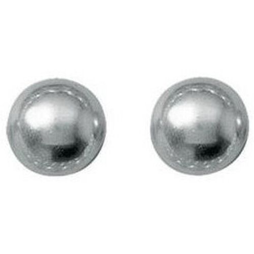 Boucles oreilles Boucles d'oreilles perles grises 10 mm - Brillaxis - Modalova