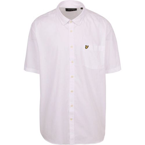 Chemise Chemise Short Sleeve Plussize Poplin Blanche - Lyle And Scott - Modalova