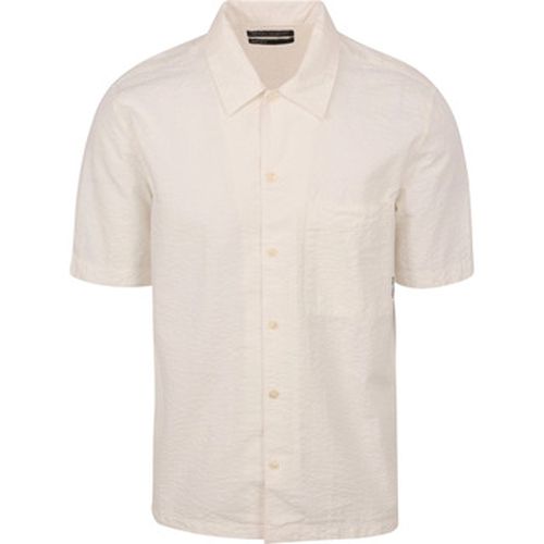 Chemise Chemise Manches Courtes Seersucker Off White - Marc O'Polo - Modalova