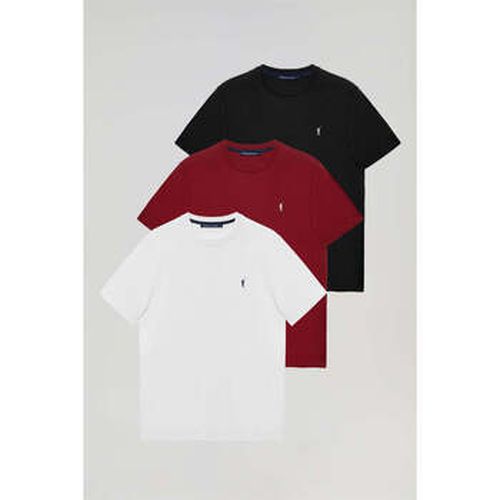 T-shirt PACK - 3 RIGBY GO T-SHIRT B W-B-G - Polo Club - Modalova