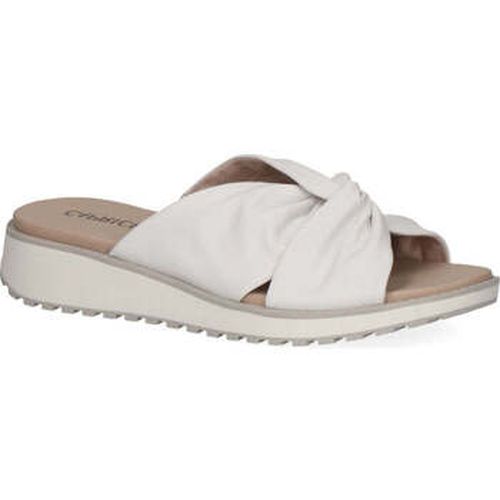 Chaussons white nappa casual open slippers - Caprice - Modalova