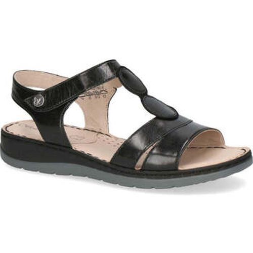 Sandales black met comb casual open sandals - Caprice - Modalova