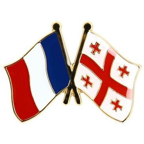 Broches Pin's Drapeaux Jumelage France - Géorgie - Clj Charles Le Jeune - Modalova